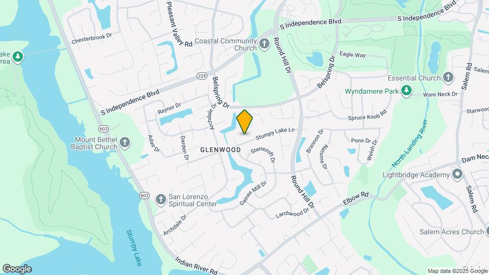 3820 Stumpy Lake Ln Map and Location Details