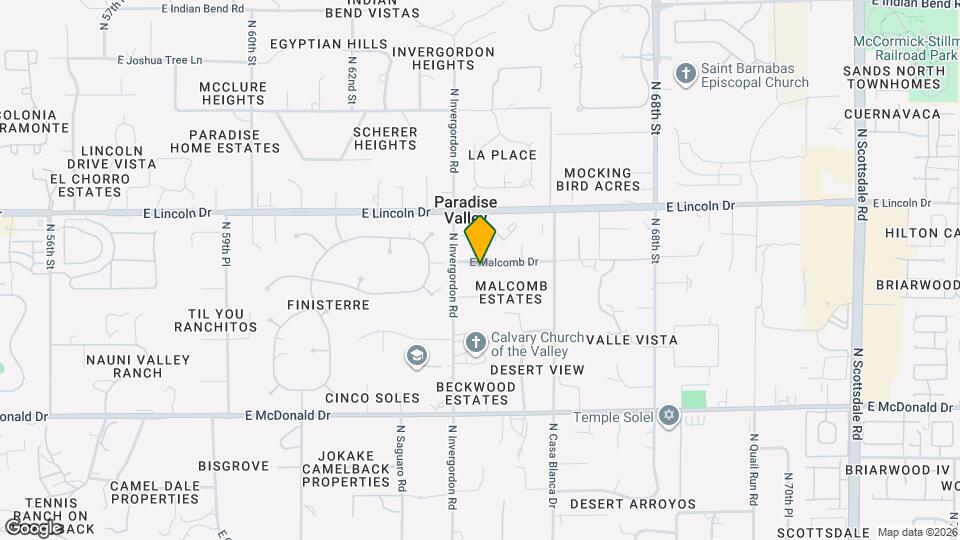 6443 E Malcomb Dr, Unit SI ID1558677P Mapa y Detalles de la Ubicación