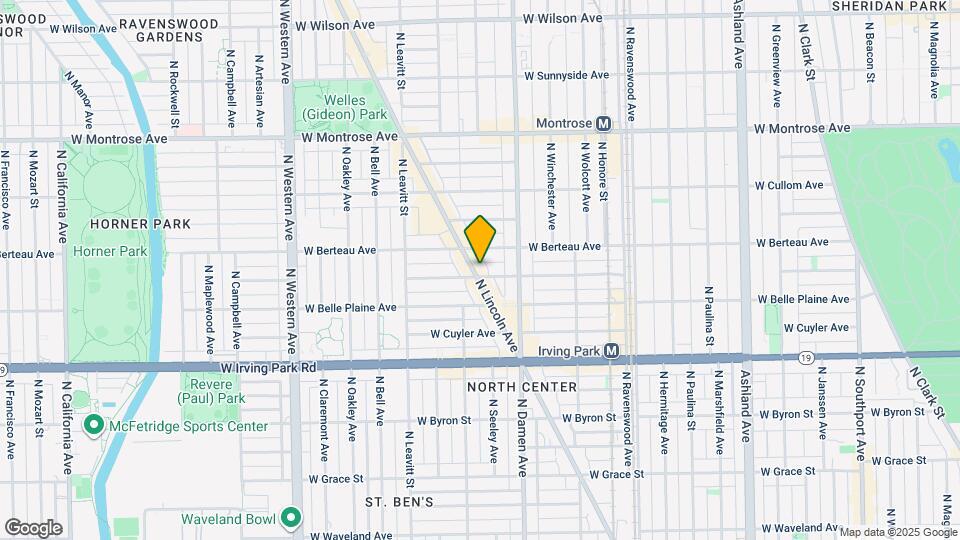 4141 N Lincoln Ave Mapa y Detalles de la Ubicación