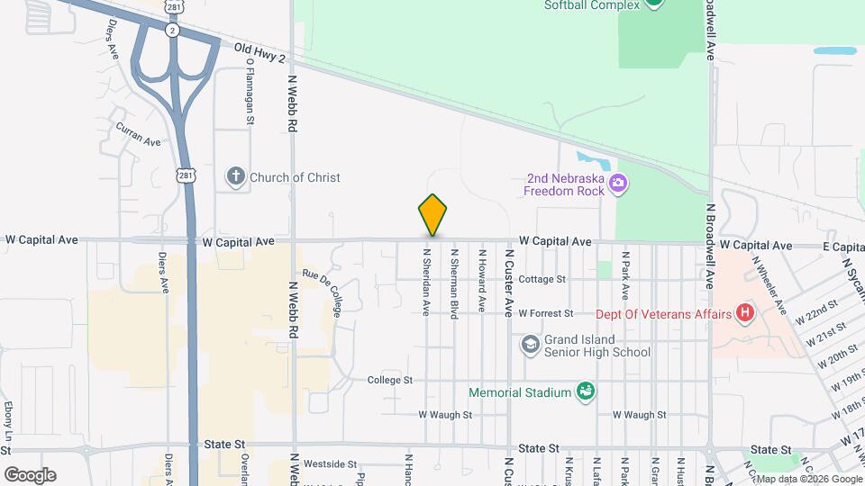 2721 W Capital Ave, Unit 2719 W. Capital Ave Mapa y Detalles de la Ubicación