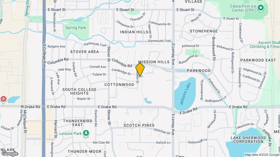 2412 Amherst St Map and Location Details