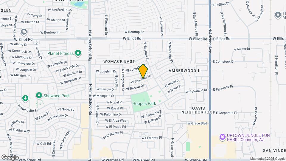 657 W Shawnee Dr Map and Location Details