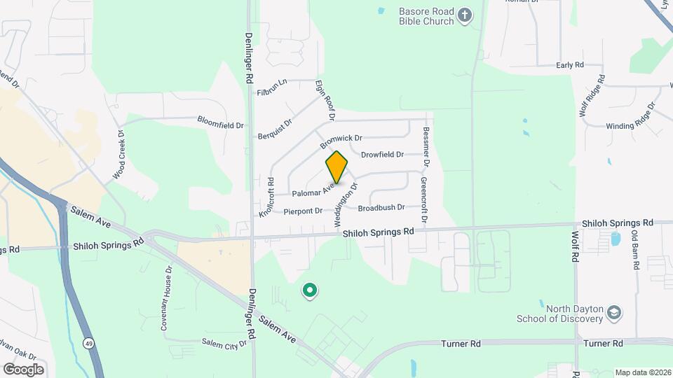4620 Palomar Ave Mapa y Detalles de la Ubicación