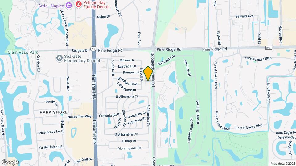 1400 Pompei Ln Map and Location Details