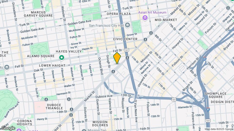 1600 Market St Map and Location Details