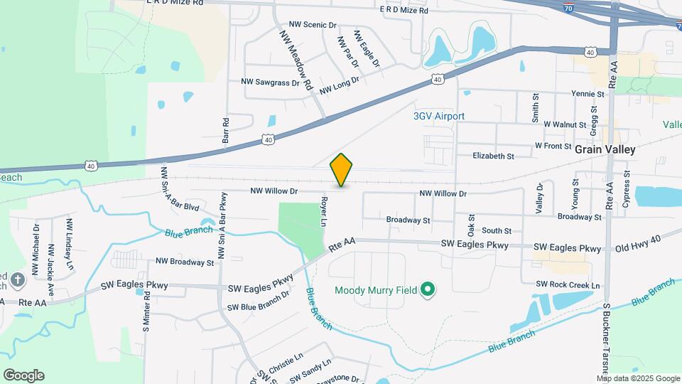 1017 NW Willow Dr Map and Location Details