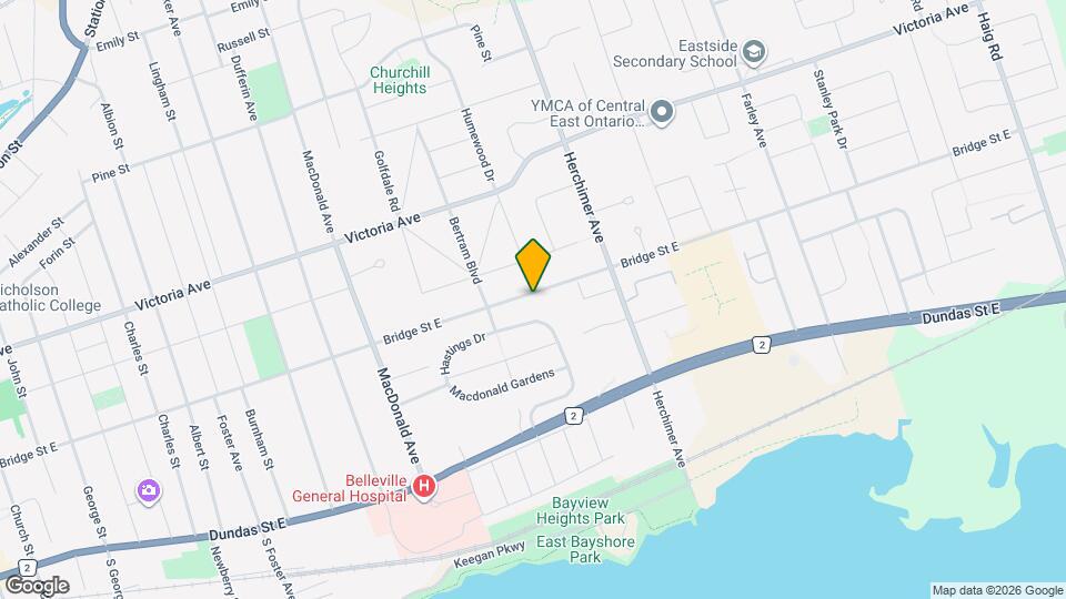 371 Bridge St E Map and Location Details