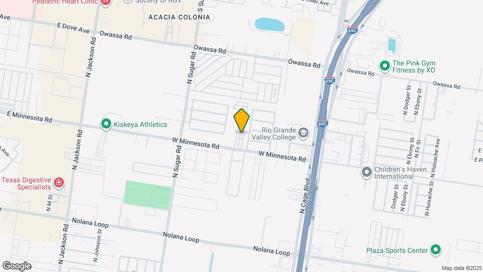 5316 N Crown Point Map and Location Details