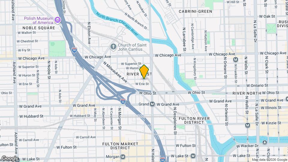 645 N Green St Mapa y Detalles de la Ubicación