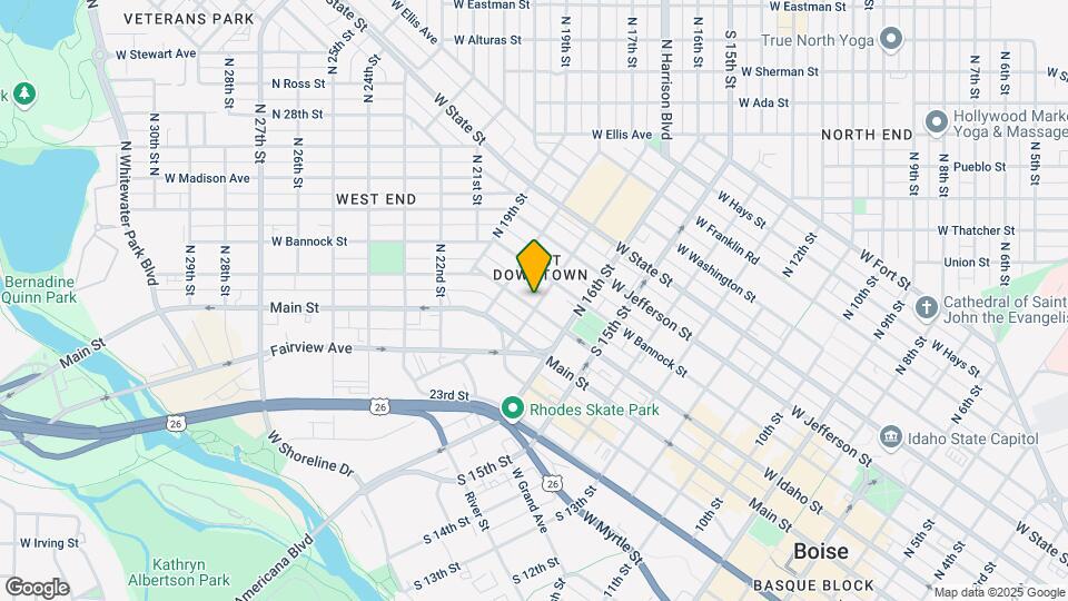 1700 W Idaho St Map and Location Details