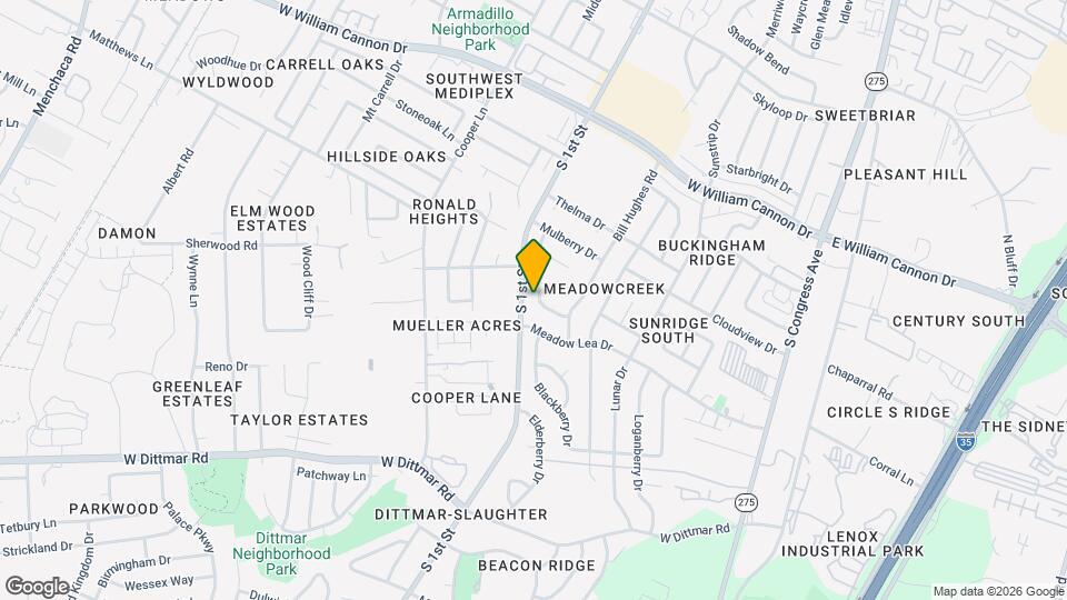 7206 Teaberry Dr Mapa y Detalles de la Ubicación