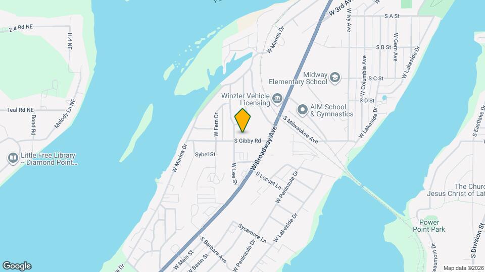 309 S Gibby Rd Map and Location Details