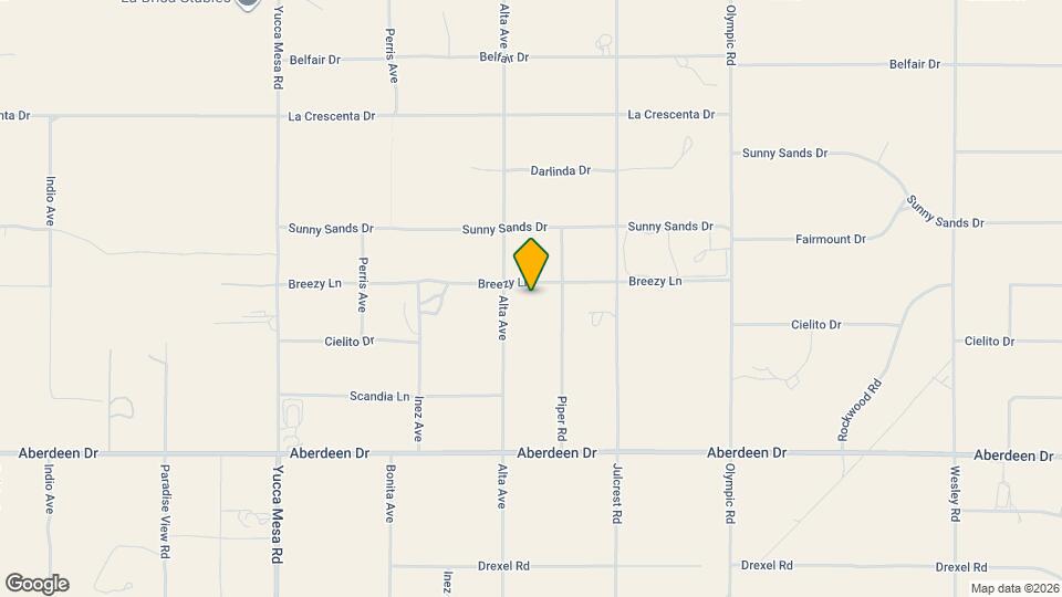 3025 Alta Ave Map and Location Details