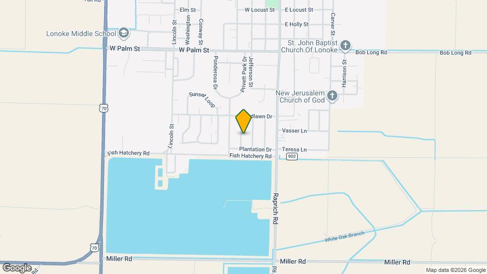 1215 Fairview St Map and Location Details