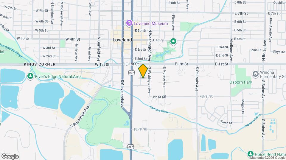 208 S Jefferson Ave Map and Location Details