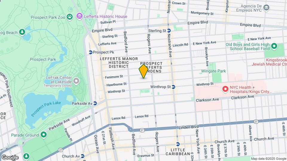 175 Hawthorne St Map and Location Details