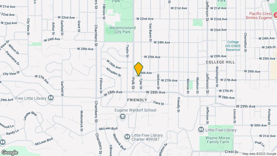 2660 Tyler St Map and Location Details