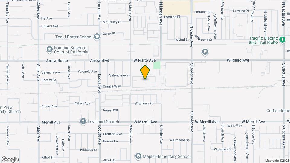 200 S Linden Ave Map and Location Details