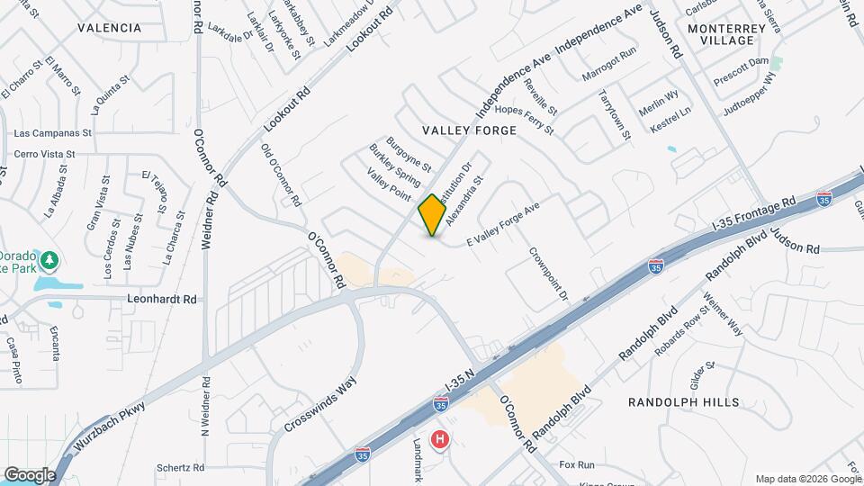12210 Valley Forge Ave Mapa y Detalles de la Ubicación