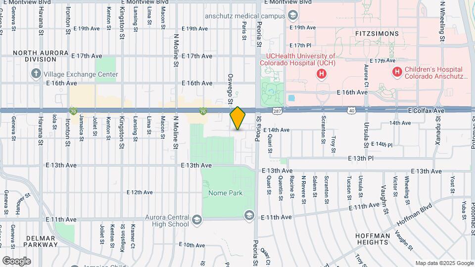 11914 E 14th Ave Map and Location Details