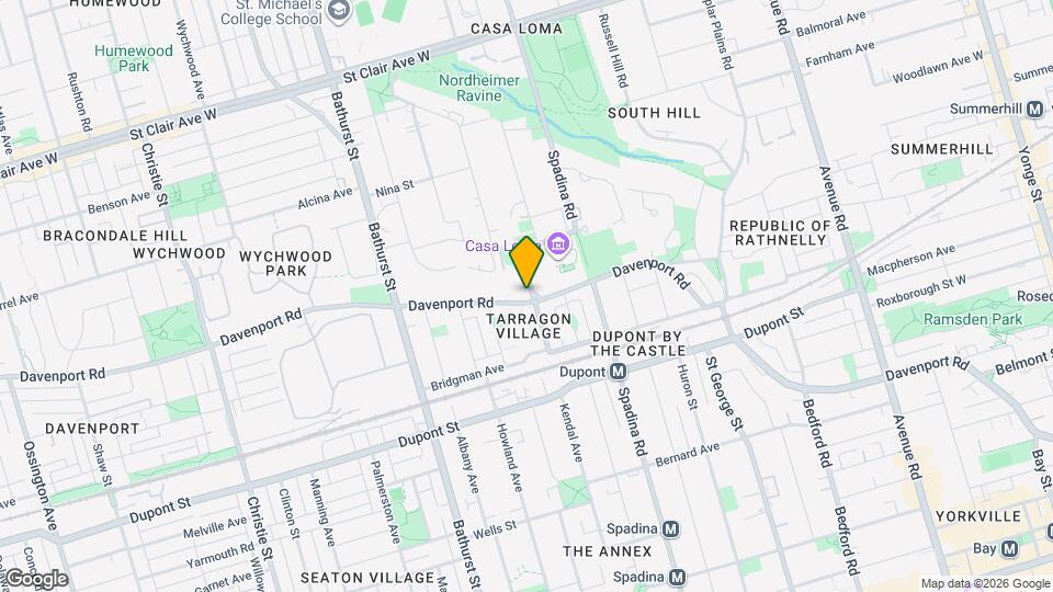 574 Davenport Rd Map and Location Details