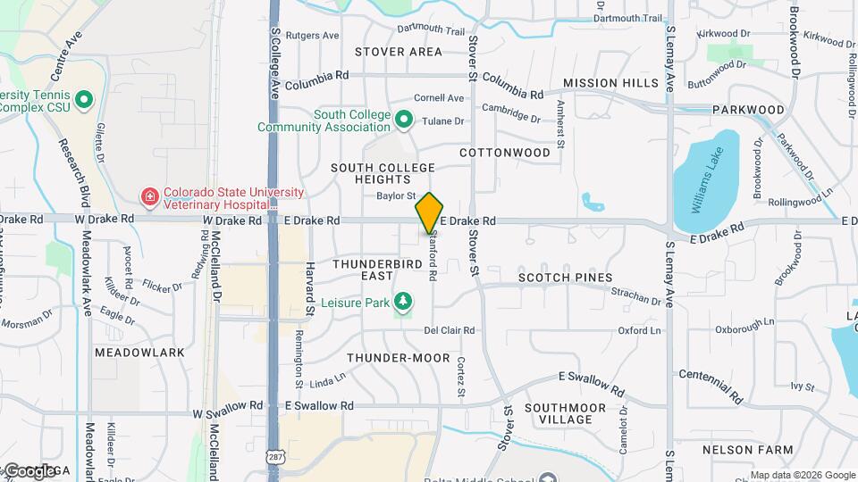 2609 Stanford Rd Mapa y Detalles de la Ubicación