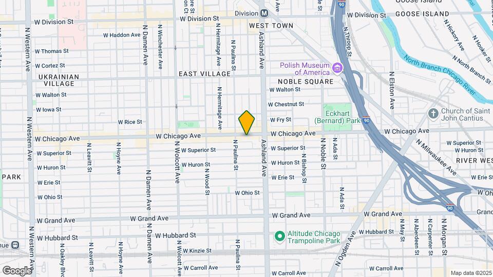 1637 W Chicago Ave, Unit 0206 Mapa y Detalles de la Ubicación