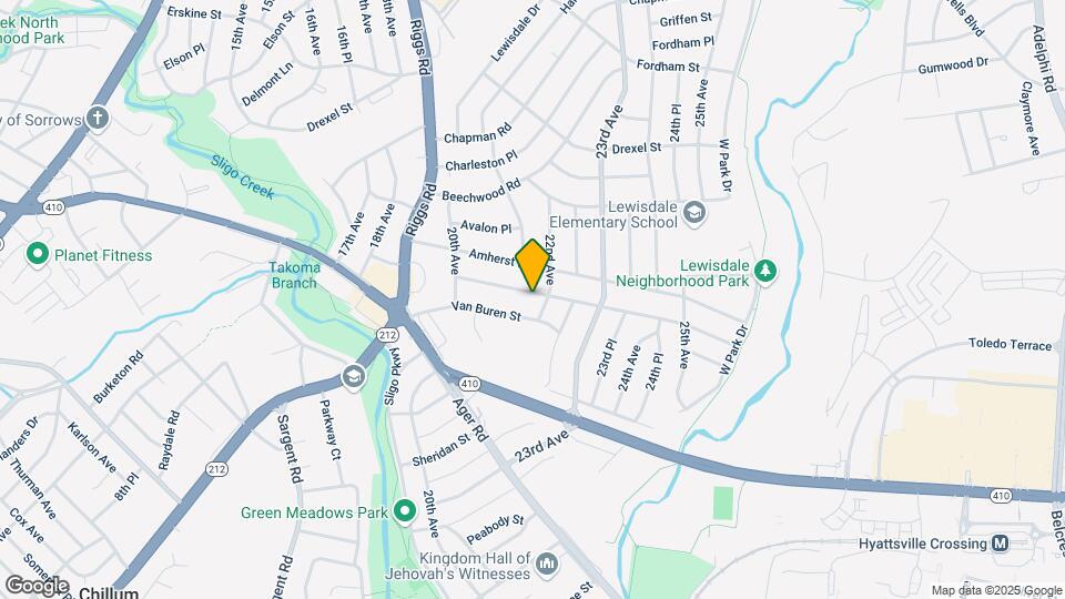 2105 Woodberry St Map and Location Details