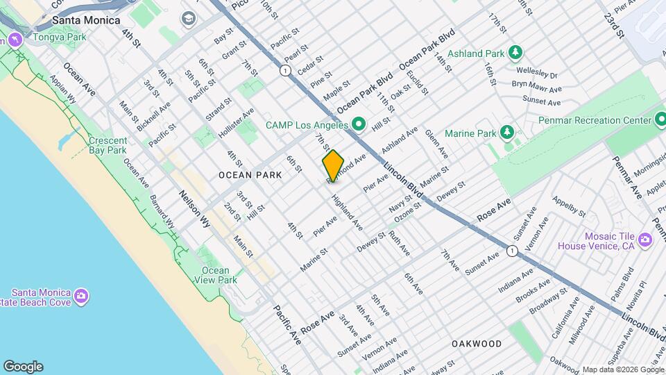 2813 Highland Ave, Unit C Mapa y Detalles de la Ubicación