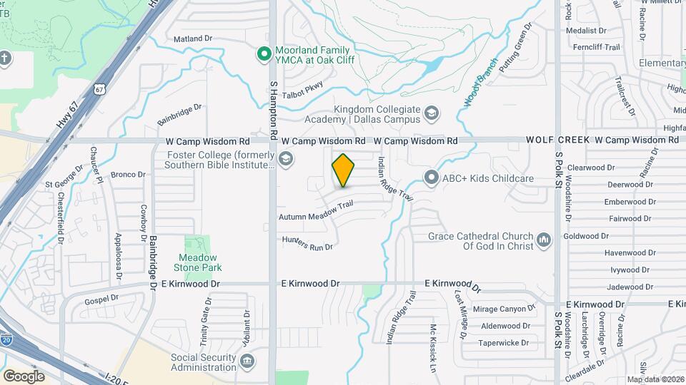 2018 Garden Crest Ln Map and Location Details