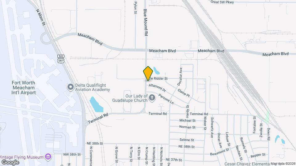 1001 Altamont Dr Map and Location Details