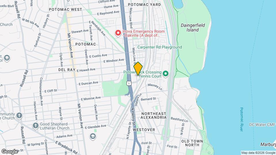 1804 Potomac Ave Map and Location Details