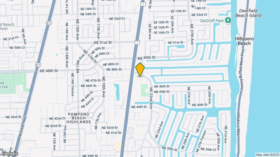 4751 NE 21st Terrace Map and Location Details