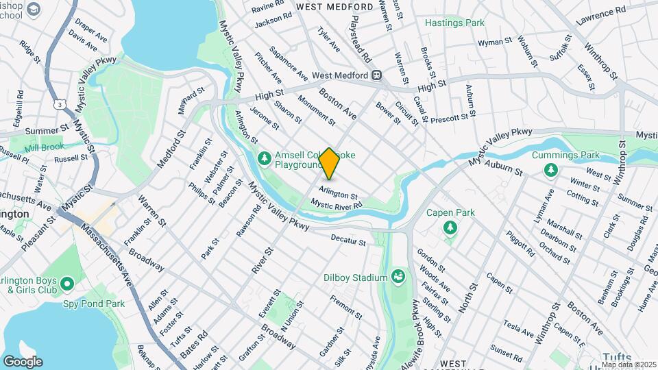 140 Arlington St Map and Location Details