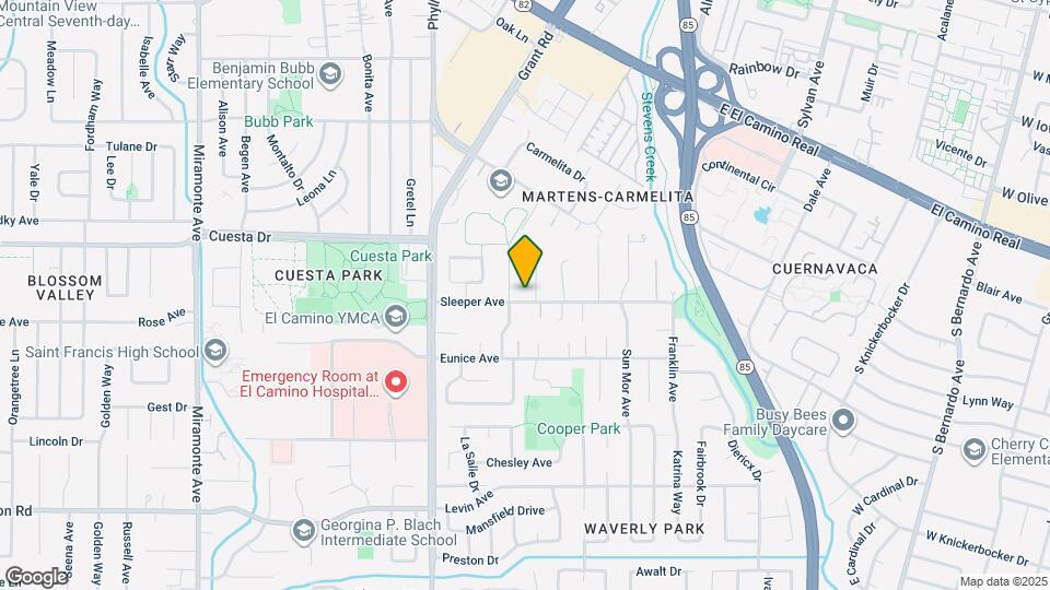 460 Sleeper Ave Map and Location Details