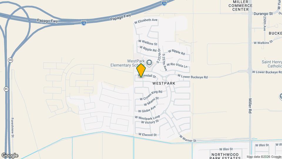 25840 W Winslow Ave Mapa y Detalles de la Ubicación
