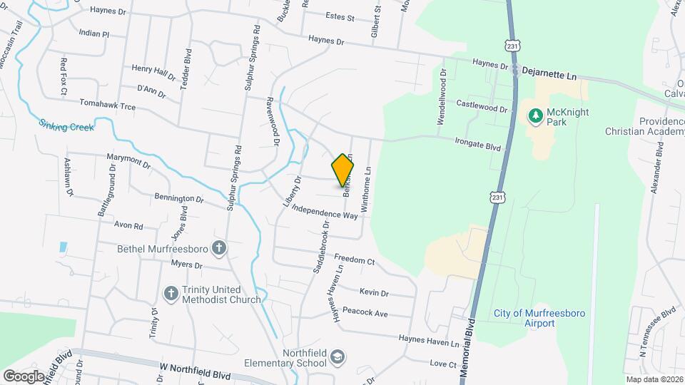 2131 Berkshire Ln Map and Location Details