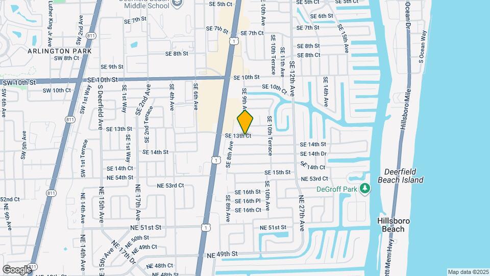 816 SE 13th Ct Map and Location Details