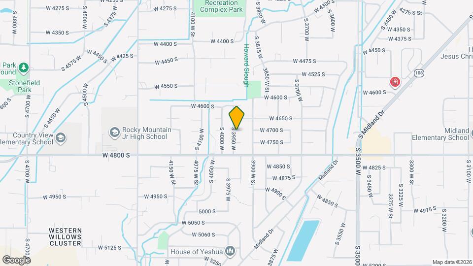 4716 S 3950 W Map and Location Details