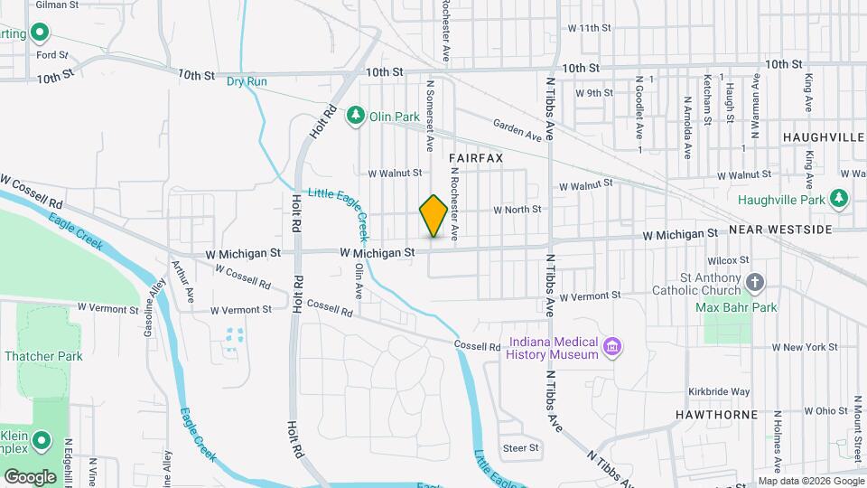3630 W Michigan St Map and Location Details