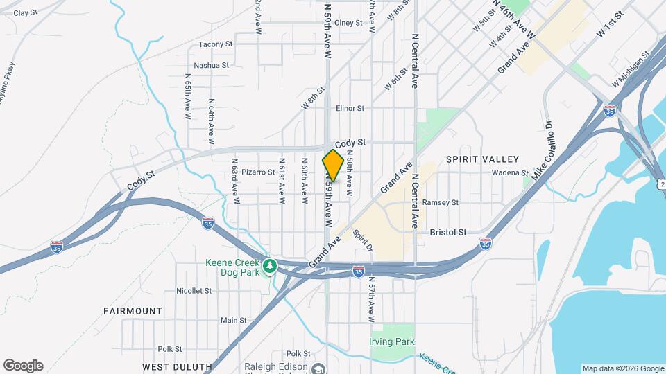 416 N 59th Ave W Map and Location Details