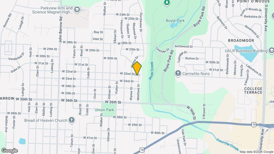 3208 Whitfield St Map and Location Details