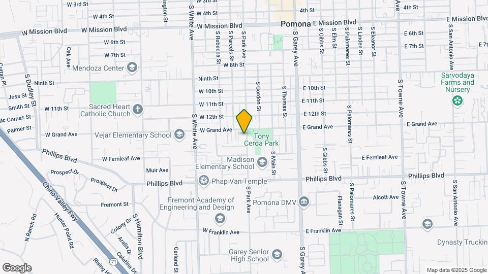 1331 S Park Ave Map and Location Details