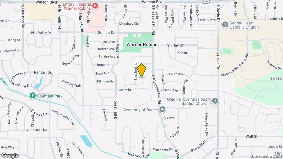 215 Oxford Ln Map and Location Details