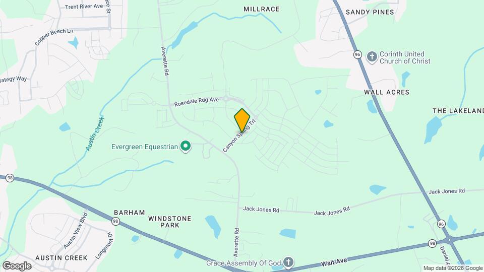 441 Canyon Spring Trl Map and Location Details