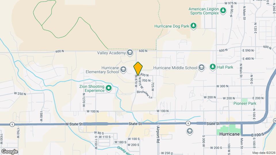 365 N 815 W Map and Location Details