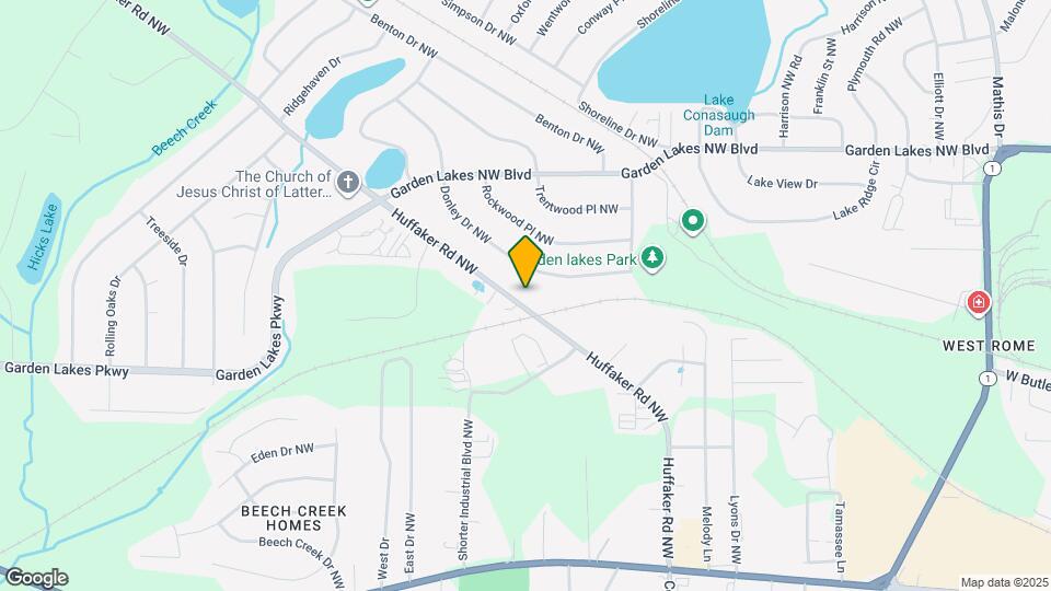 214 Huffaker Rd NW Map and Location Details