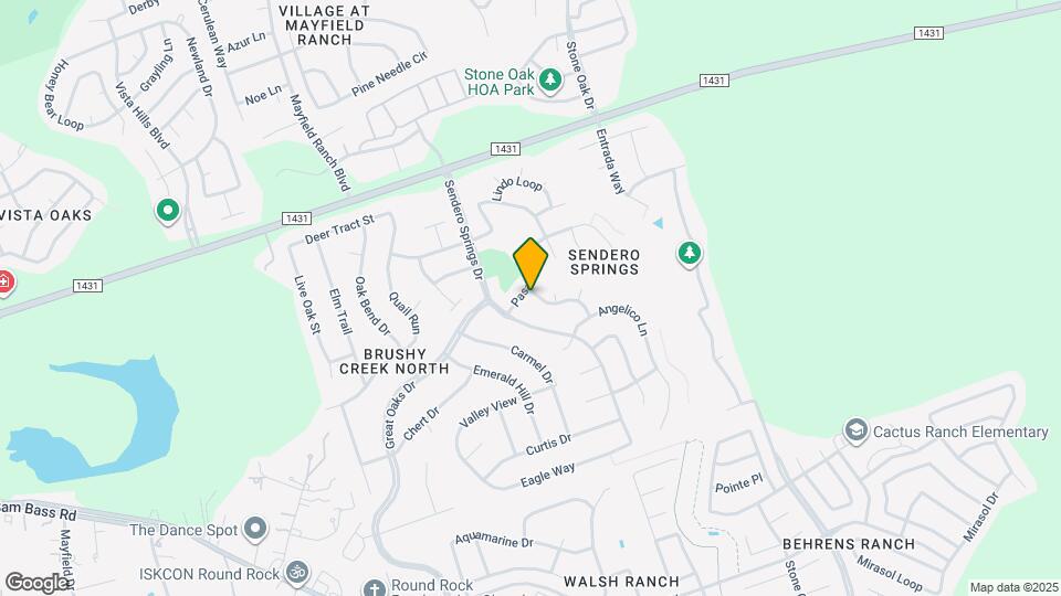 4106 Pasada Ln Map and Location Details