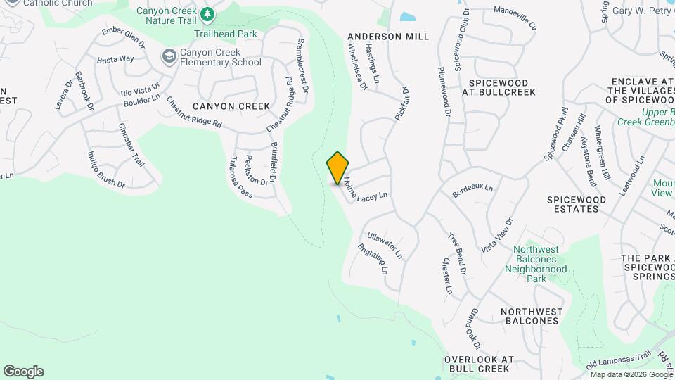 10204 Echoridge Dr Map and Location Details