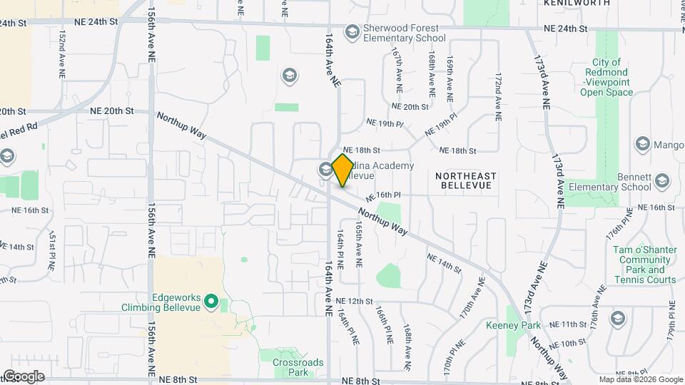 16417 NE 16th Pl Map and Location Details